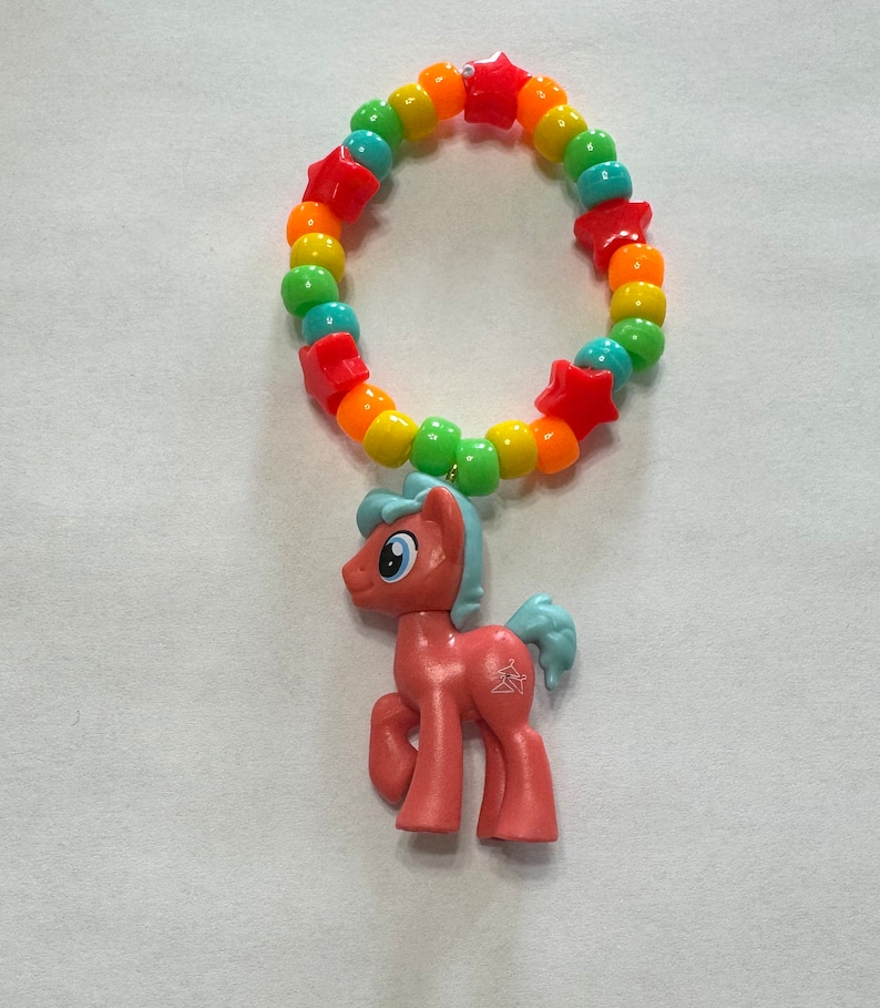 MLP Pony Kandi Bracelet: Rave Festival EDM Accessory - Etsy