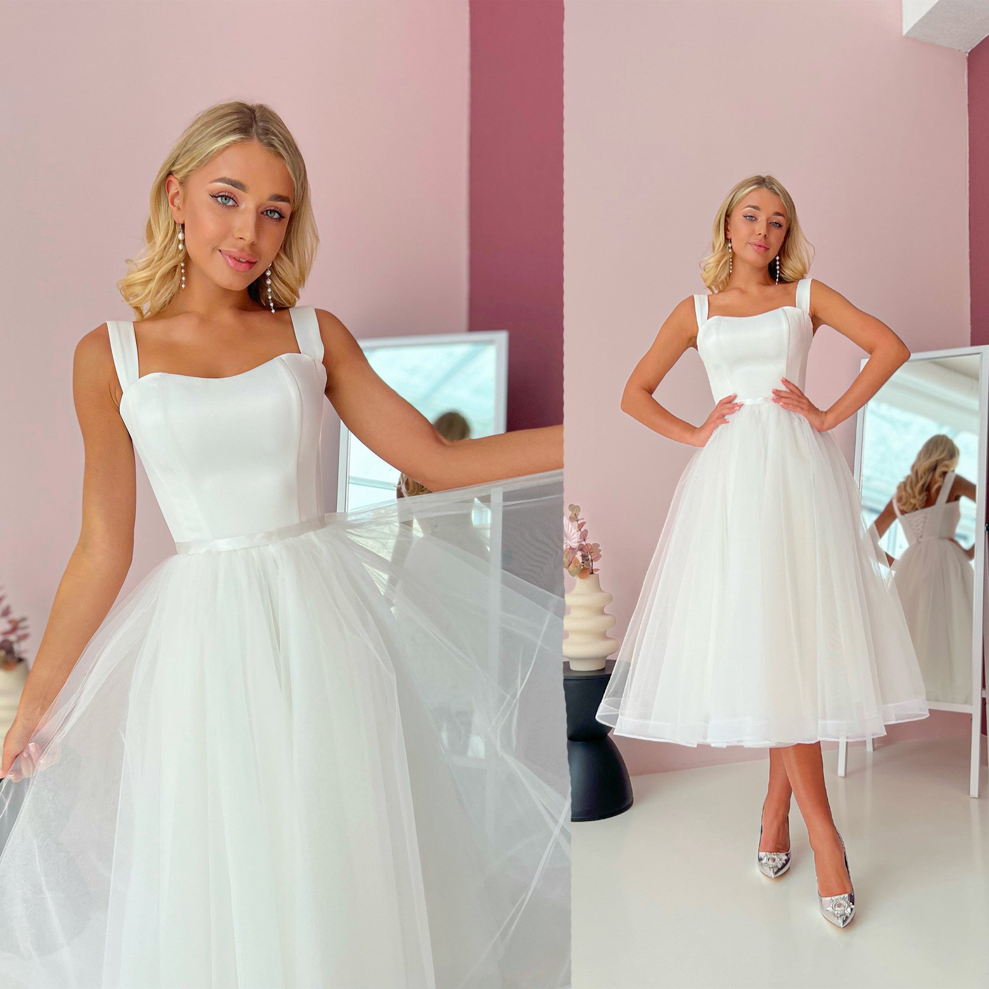 Bridesmaid tea dress cheap