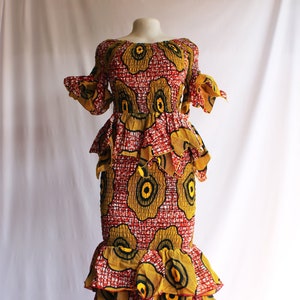 Ankara Slit Kaba Etsy