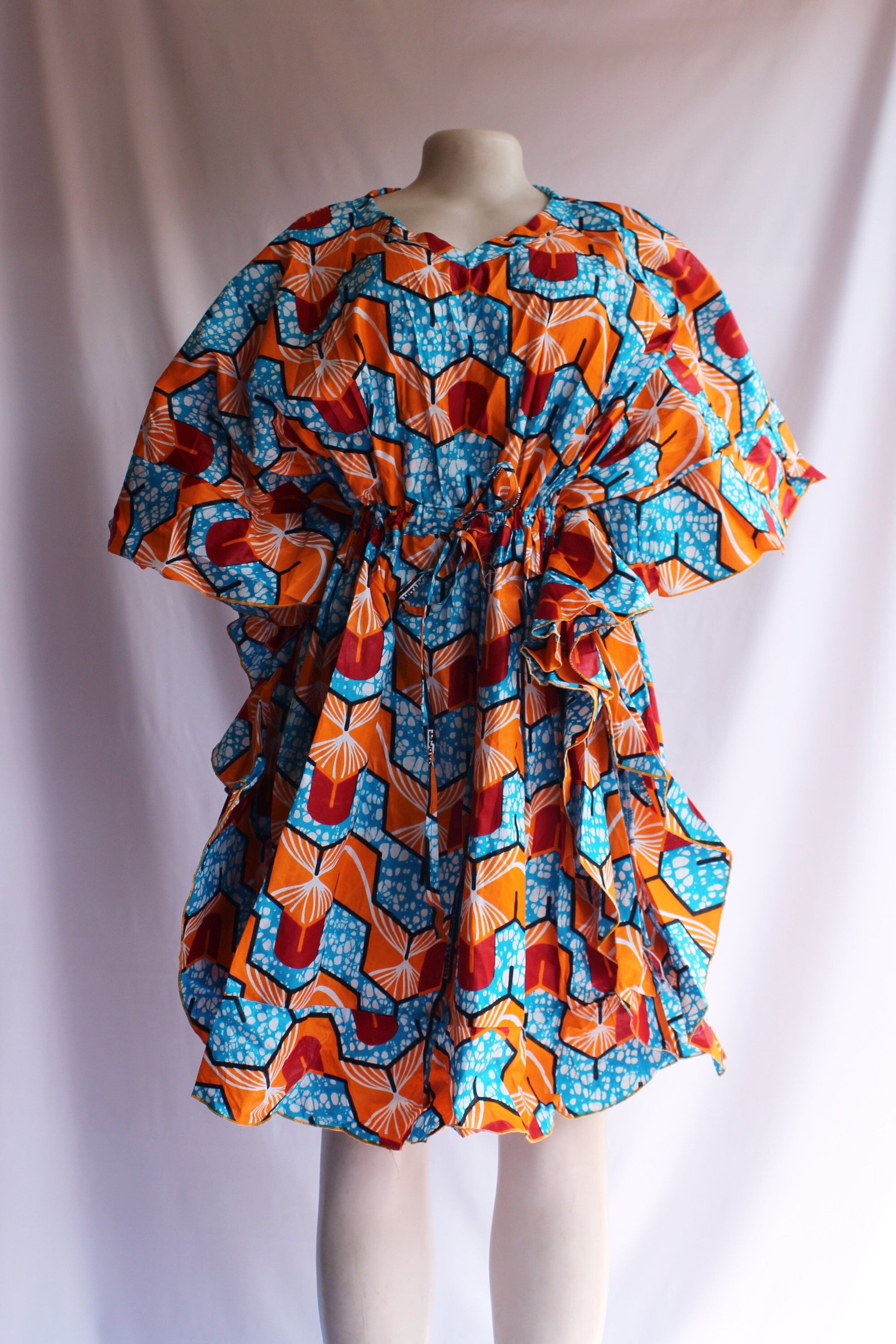 Ankara butterfly sale short gowns