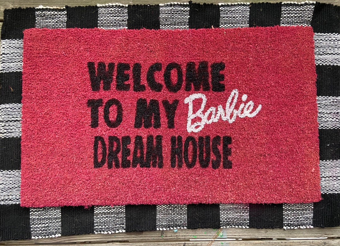 Pink Doormat/ Girly Doormat/girly House Decor/ Pink House Etsy