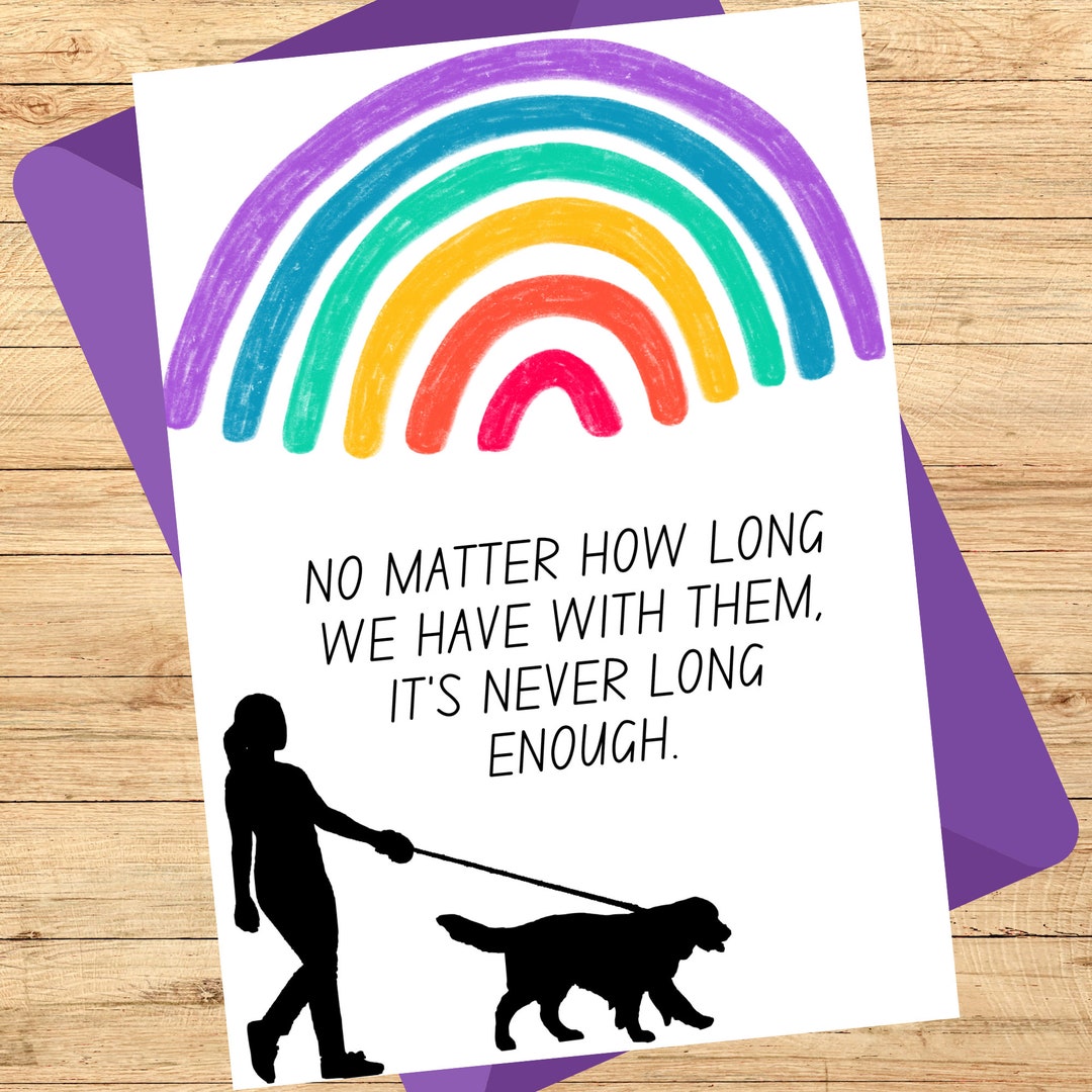 Dog Sympathy Card Printable Loss of Dog Card Dog - Etsy
