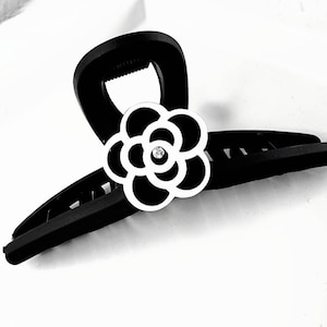 Luxury camellia hair claw/ Elegant flower hair claw/ exqusite flower hair accessories/ Korean style hair claw