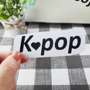 Kpop sticker/ Kpop decal/ Kdrama sticker/ Kdrama decal/ Korean decal/  Korean food decal for laptop, journals, notebook