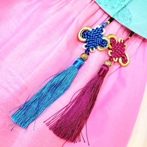 Traditional korean knot ornament for Hanbok/ car hanging/ door deco/ Hanbok accessories/ Norigae 노리개