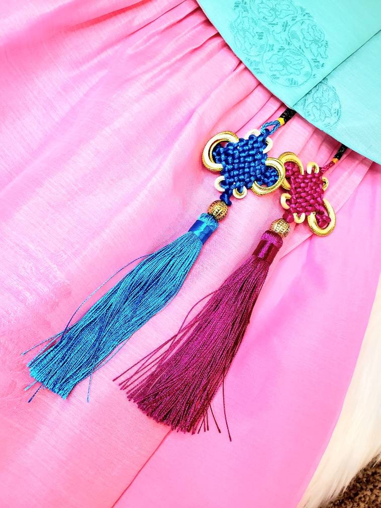 Traditional Korean Knot Ornament for Hanbok/ Car Hanging/ Door