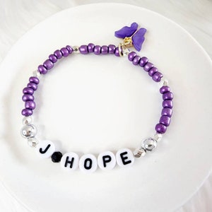Kpop group bracelet/ bts bracelet/ BTS suga beaded bracelet/ gift for BTS army