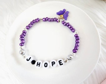 Kpop group bracelet/ bts bracelet/ BTS suga beaded bracelet/ gift for BTS army
