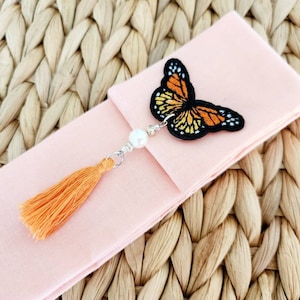 daenggi 댕기/ Traditional Korean  hair accessories/ Korean hanbok accessories/ traditional Korean hair tie/ handmade댕기/peach color