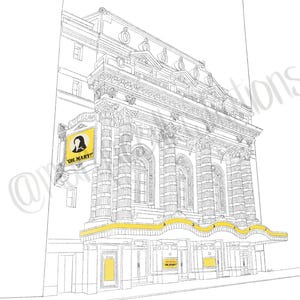 Oh, Mary Broadway Digital Print