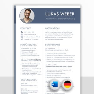 Szablony aplikacji Word, CV, wielostronicowe szablony listów motywacyjnych, przykładowy arkusz okładki, list motywacyjny, prosty niebieski układ, CV