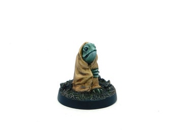 Fish Person | Deep One | Kuo Toa | 28mm Painted Miniature | Call of Cthulhu | D&D | Pathfinder | RPG Miniatures