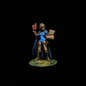 Female Wizard Sorcerer - Hand Painted Miniature for Dungeons & Dragons, Pathfinder, Role Playing Games, RPGs, DMs and Board Games