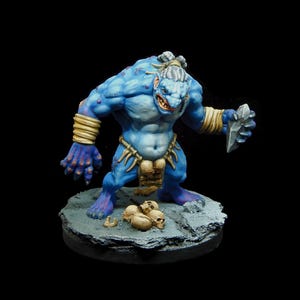 Cave Troll - Hand Painted RPG Miniature for Dungeons & Dragons, Pathfinder, Tabletop Gaming, and Board Games