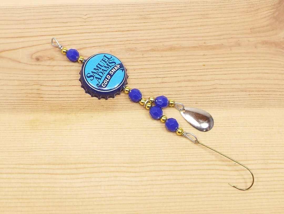 Bottle Cap Fishing Lure Crafts Gift Handcrafted Novelty Etsy