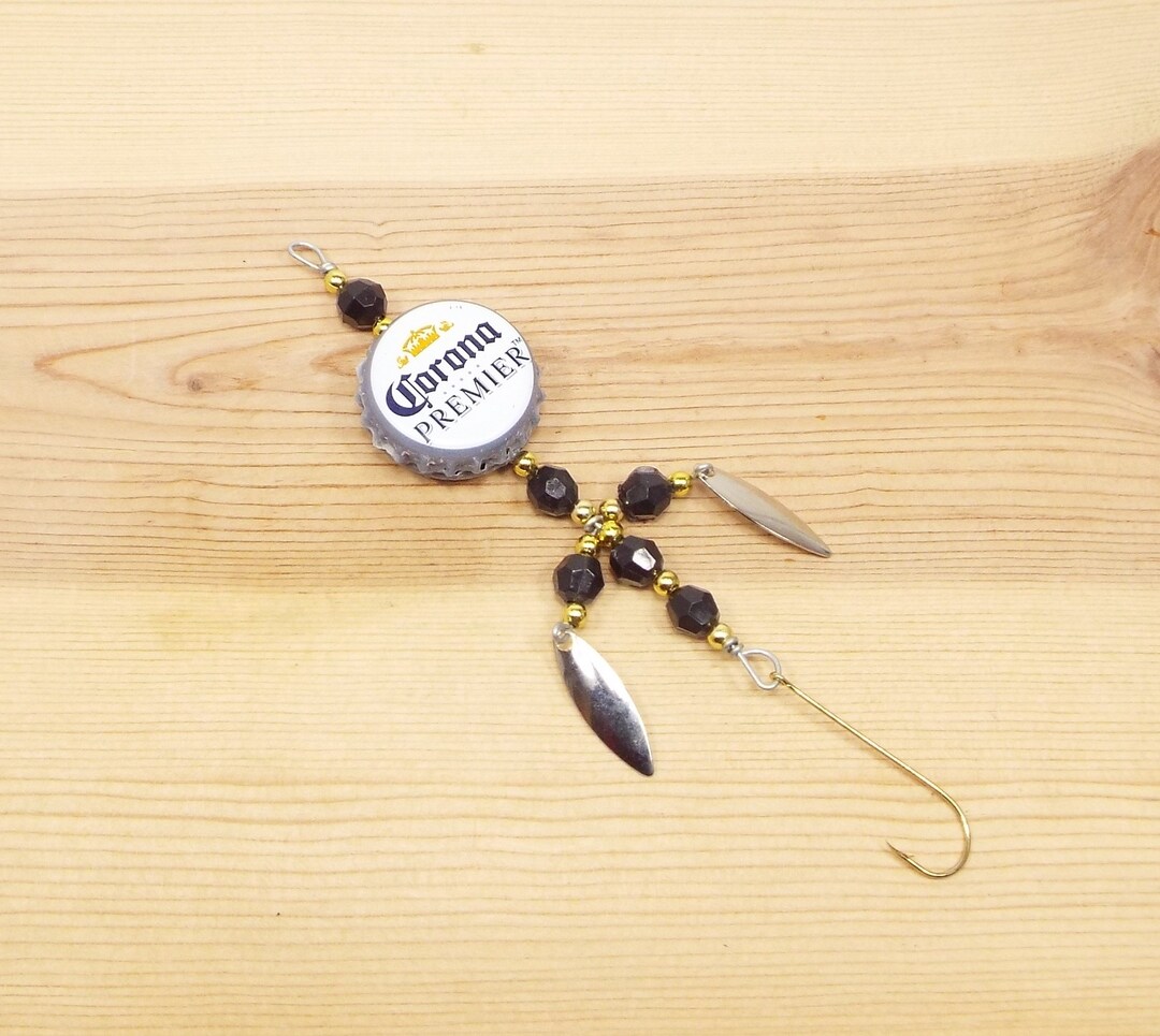 Bottle Cap Fishing Lure Crafts Gift Handcrafted Novelty Etsy