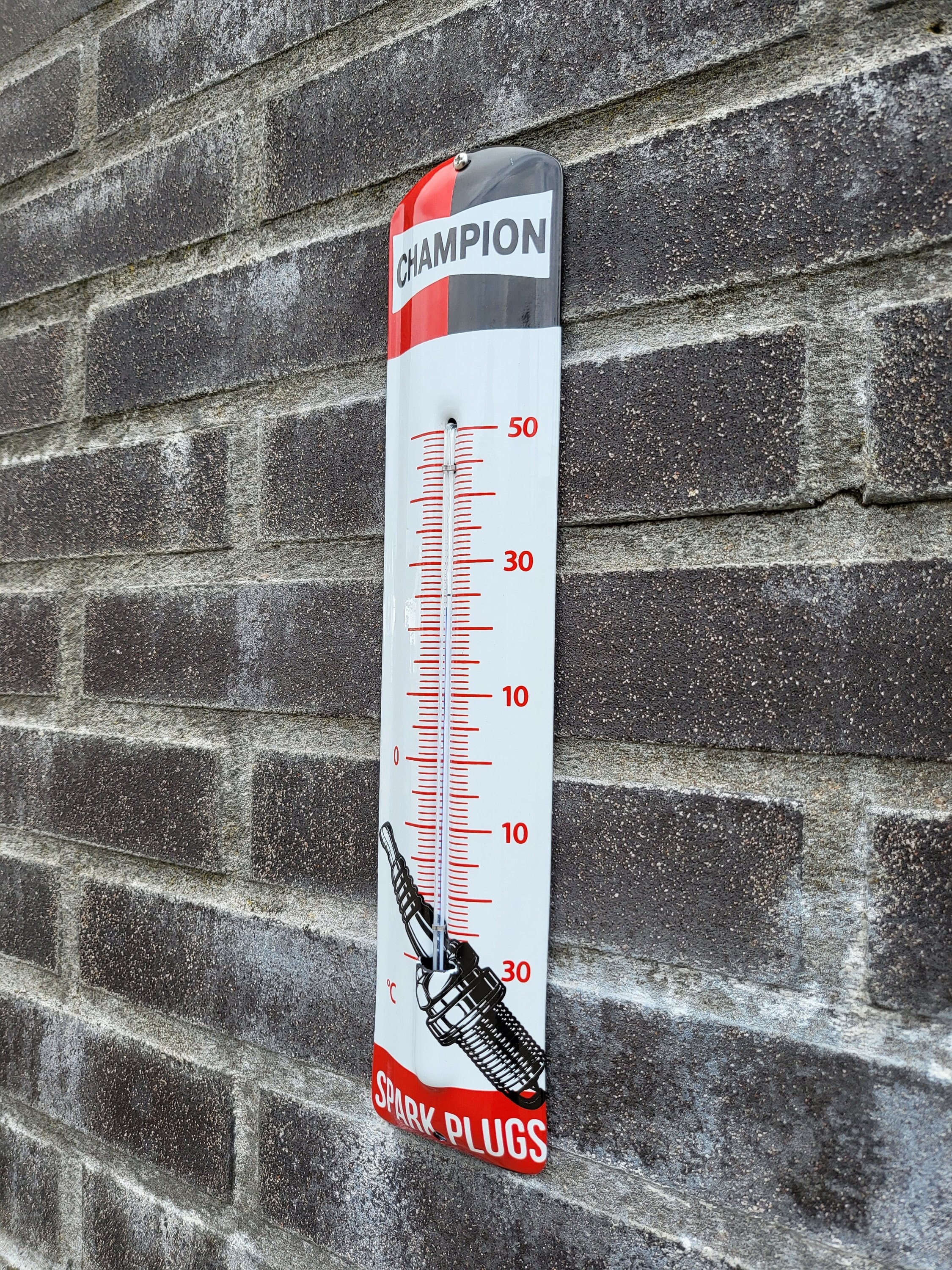 CHAMPION PLUG アドバタイジング サーモメーター CHAMPION Spark Plug