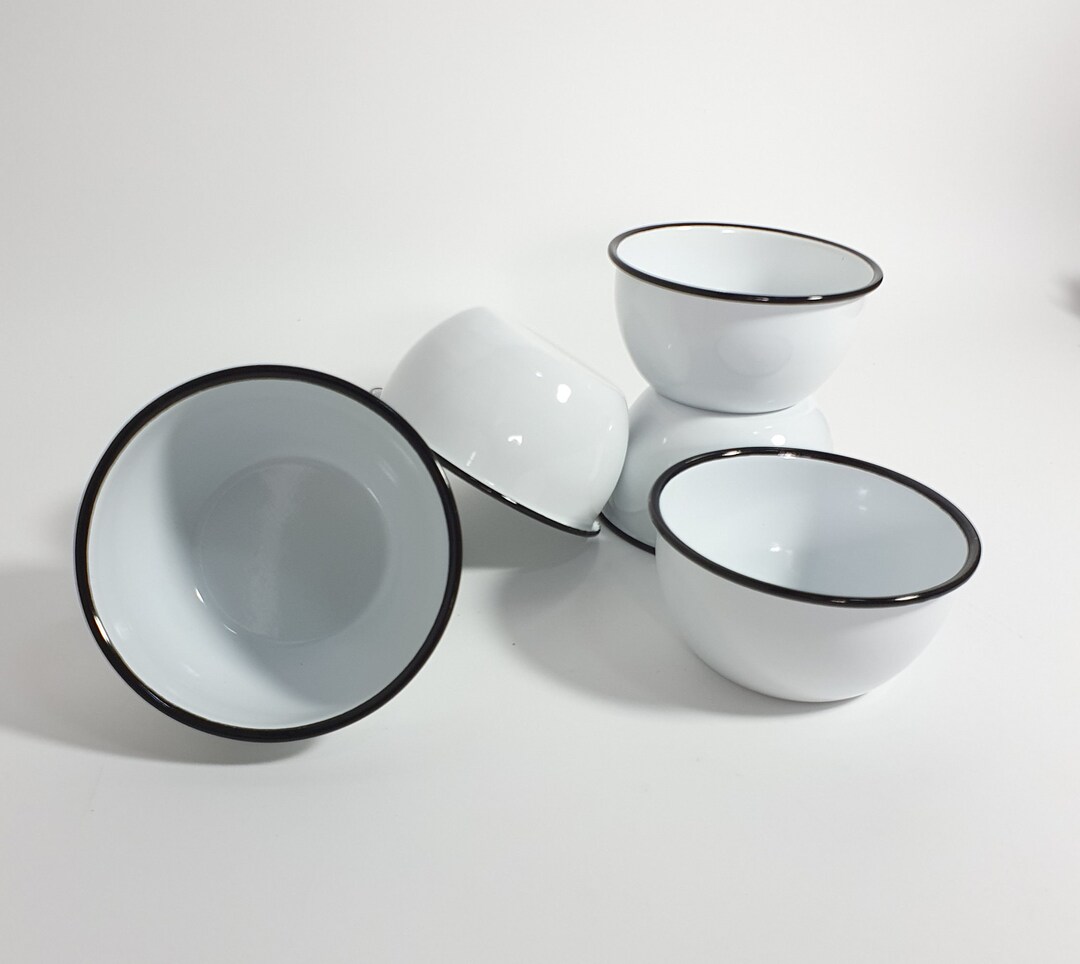 Enamel Bowls Set 6 Pcs. 700ml / 23,50 Fl.oz Etsy
