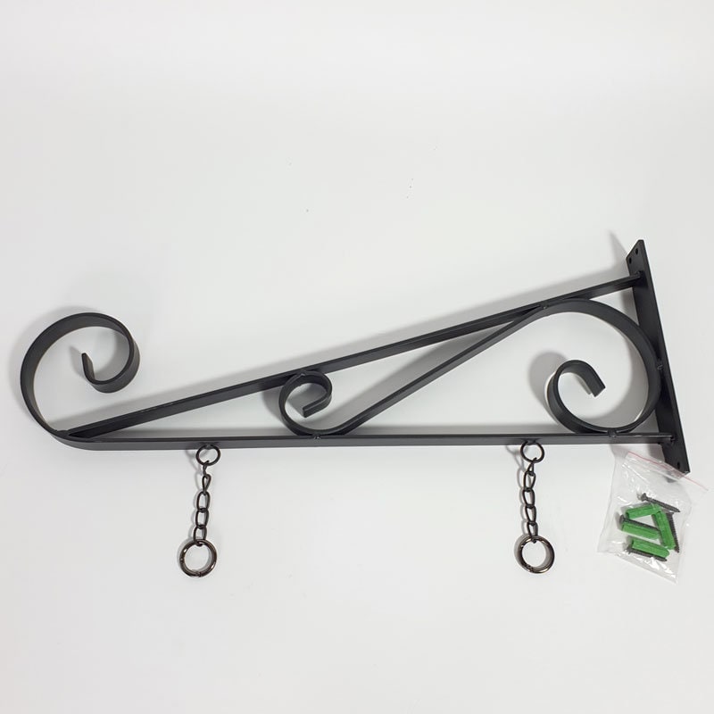 Wrought Iron Outdoor Sign Holder Stand JGWoodSigns