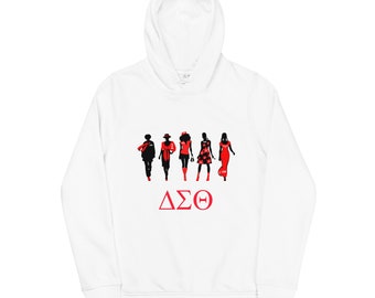 Delta Sigma Theta fitted hoodie
