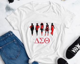 Delta Sigma Theta t-shirt met korte mouwen