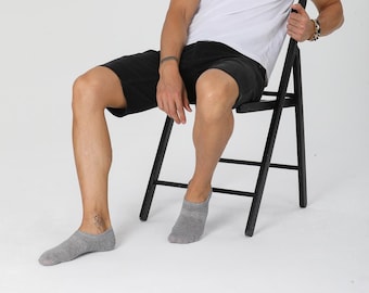 Men's Bamboo No Show Socks | Soft Invisible Liners, Summer Style