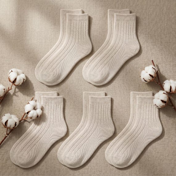 GoWith 97% Cotton Ankle Socks for Women and Men | Soft Breathable Pure Cotton Socks | Gift for Her | Christmas Gift | Model: 3010