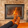 GoWith Women's Alpaca Vintage Wool Socks | 2 Pairs | Warm Cozy Nordic Socks | Crew Winter Socks | Christmas Gift for Her | Model: 2057