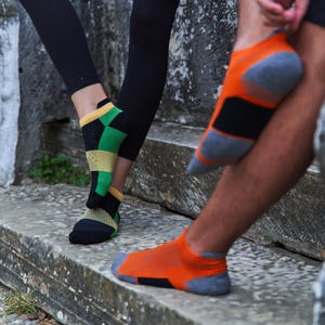 GoWith 6 Pairs Men's Bamboo Zero-Cushion Running Socks | Thin Low Cut Sneaker Socks | Breathable Workout Socks | Gift for Him | Model: 3152