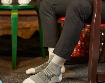 Bamboo Diabetic Socks 5 Pairs | Non-Binding Colorful Dress Socks | GoWith 3065