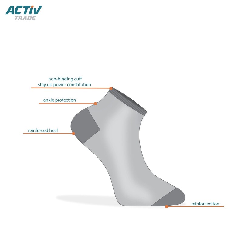 GoWith 4 Pairs Men's Cotton White Running Ankle Socks Low-Cut Comfy Sneaker Socks Basic Athletic Socks Gift for Him Model: 3115 image 6