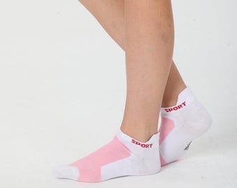 GoWith 4 Pairs Women's Cotton Athletic Ankle Socks | Low-Cut Sneaker Socks | Running Socks | Gift for Her | Model: 2082