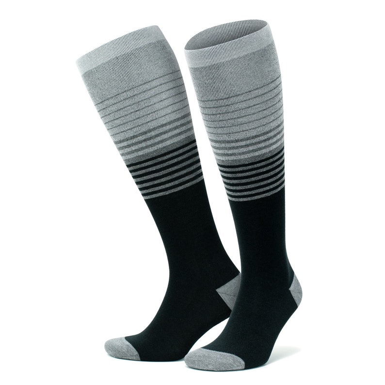 GoWith 1 Pair Unisex Bamboo Knee High Compression Socks - Model: 3590