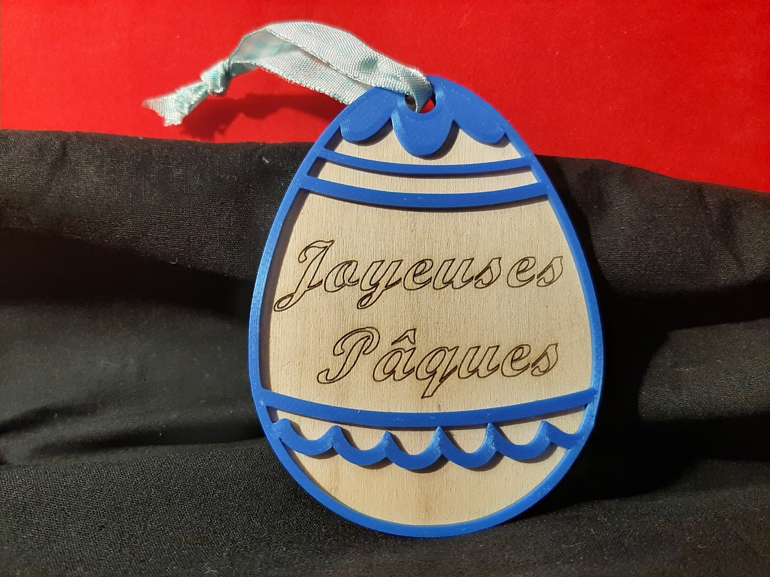 Décoration de Pâques Oeuf à Personnaliser