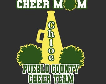 Glitter Cheer/Sports TShirt custom