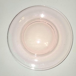 Pink Glass Luncheon Plate