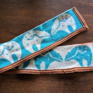 Genuine 33" Star Guardian Remnant | Pen (R) fabric | Wool remnant | Southwest fabric #21