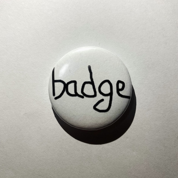 Badge badge (Written)