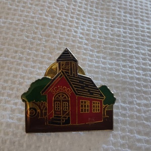 Vintage School House Pin