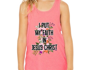 Christian Tank Christmas Tank Top Faith Tank Top Religious Shirt Church Tank Top Religious Gift Graphic Tank top Jesus Lover Tank Top