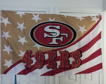 Neue 3 x 5 Fuß San Francisco 49ers Flagge Fussball Banner