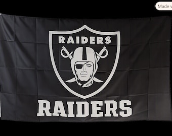 New 3 x 5 foot Raiders nfl flag Los Ángeles Raider nation