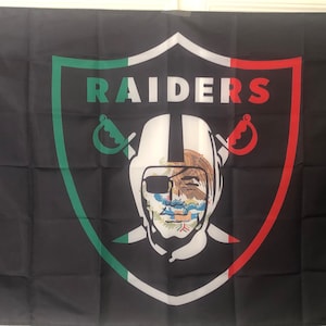 New 3 x 5 foot Raiders nfl flag Las Vegas Los Angeles mexico Mexican football