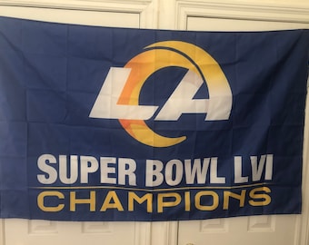 New Los Ángeles Rams flag 3 x 5 ft nfl champions Super bowl l.a. banner flag