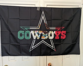 New 3 x 5 foot Dallas cowboys nfl flag Mexican Mexico
