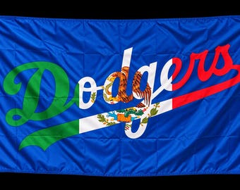 New Dodgers flag 3x5 Ft los Angeles banner 3 x 5 flag Mexican mexico