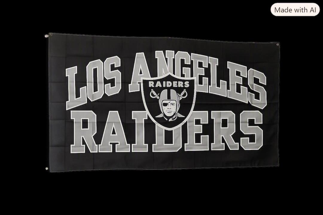 New 3 X 5 Foot Raiders Nfl Flag Los Ángeles Raider Nation Football