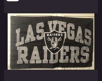 New 3 x 5 foot Raiders nfl flag las vegas