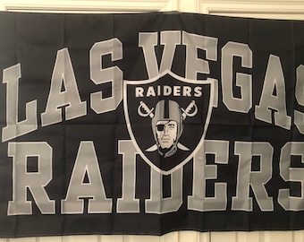 New 3 x 5 foot Raiders nfl flag las vegas