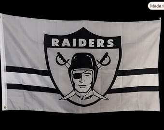 New 3 x 5 foot Raiders nfl flag Los Ángeles Raider nation vintage retro design
